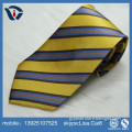 Factory service Custom your own brand Cheap Yellow Striped tie
